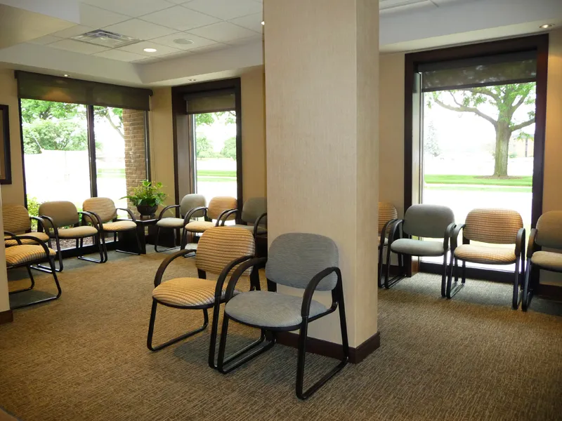 Livonia office reception area
