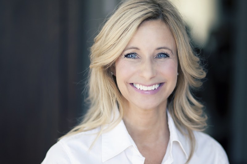 Woman smiling